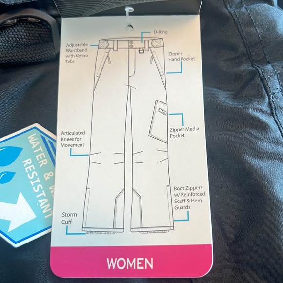 NWT SNOWBOARDING PANTS SZ M - Picture 6 of 7